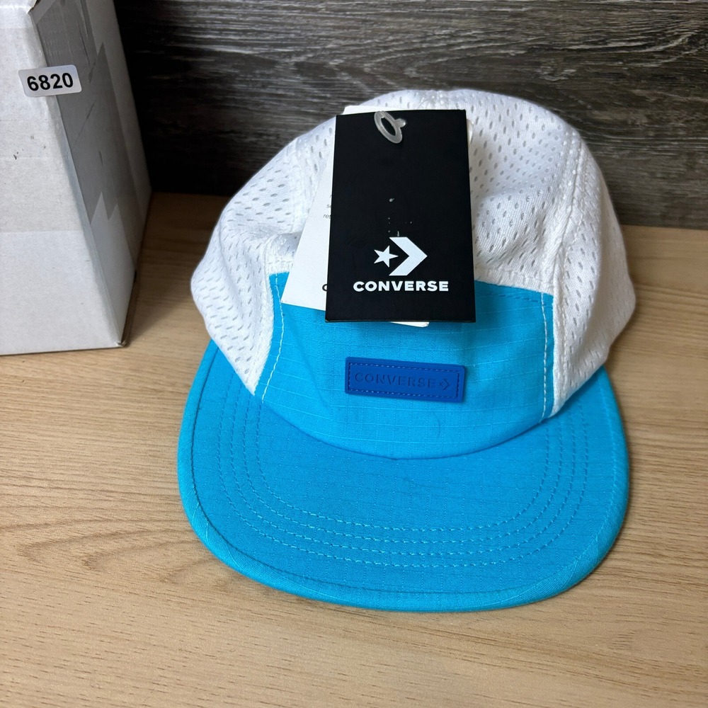 Converse Hat Cap Strap Back Blue‎ Panel Performance All Star Adjustable NWT - Picture 10 of 10